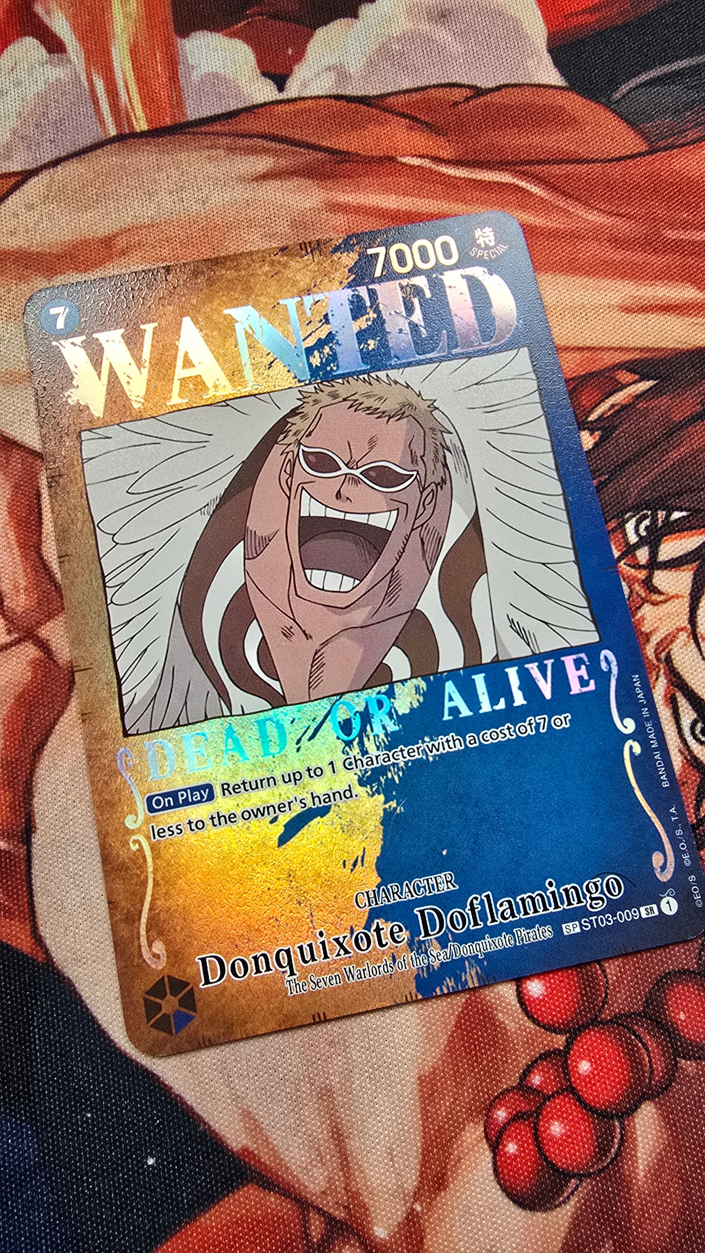 SP Wanted Posters Pillars of Strength One Piece TCG Textured Promo Custom Made Cards