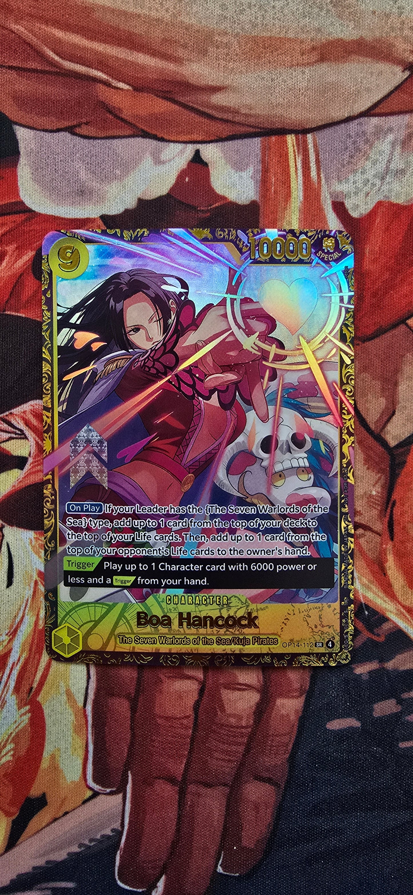 English OP14 Boa Hancock Championship 26-27 TCG Textured Premium OP One Piece Proxy