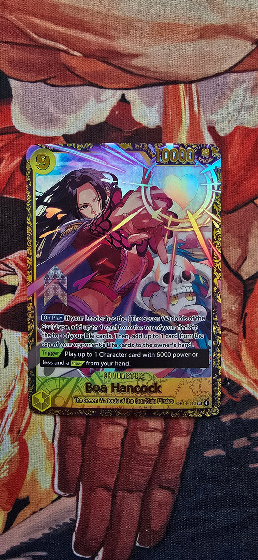 English OP14 Boa Hancock Championship 26-27 TCG Textured Premium OP One Piece Proxy