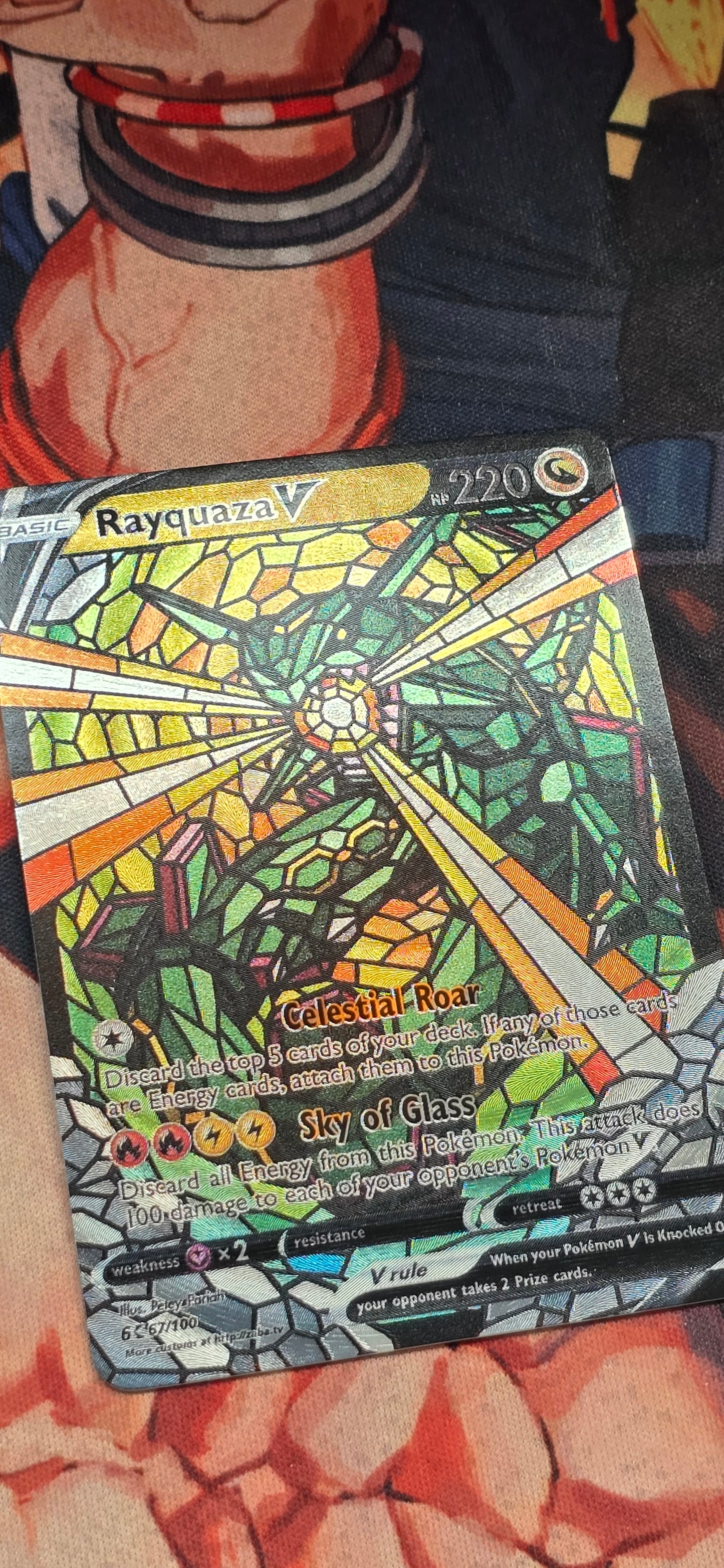 Legendary Pokemon Mosaic Style Premium Textured Holo Quality Custom Made Cards