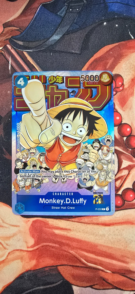 Monkey D Luffy P-033 English Event Pack Vol. 2 One Piece Promo Textured Proxy