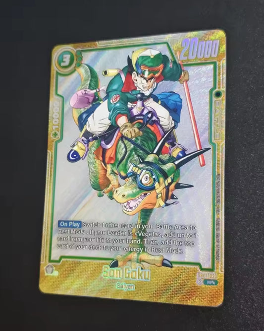 Manga Son Goku SB01-023 Super Alternate Art Manga Booster 01 SB01 Dragon Ball Card Proxy