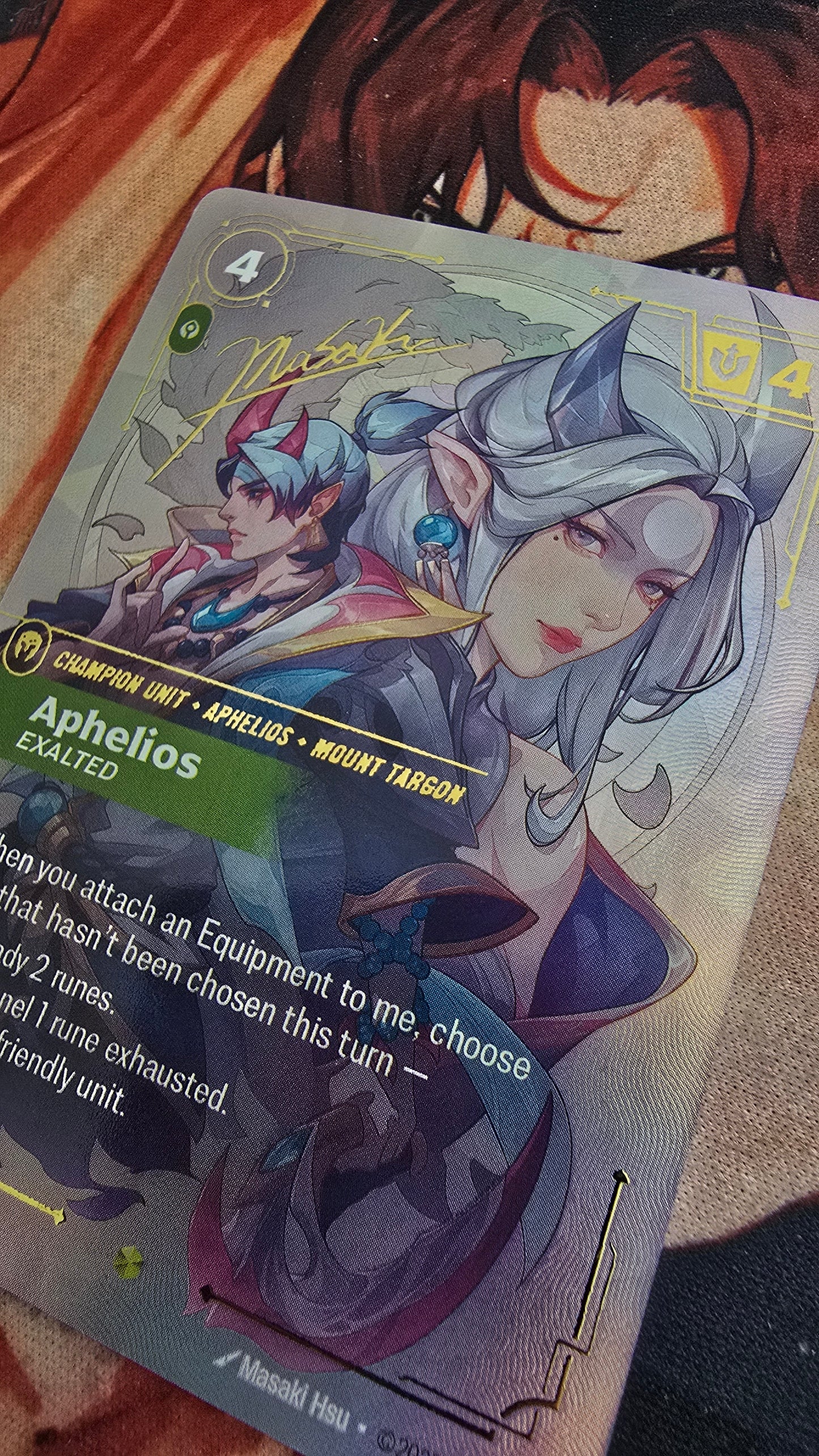 League of Legends Spiritforged Signed Overnumbered Riftbound TCG Textured Promo Custom Made Cards