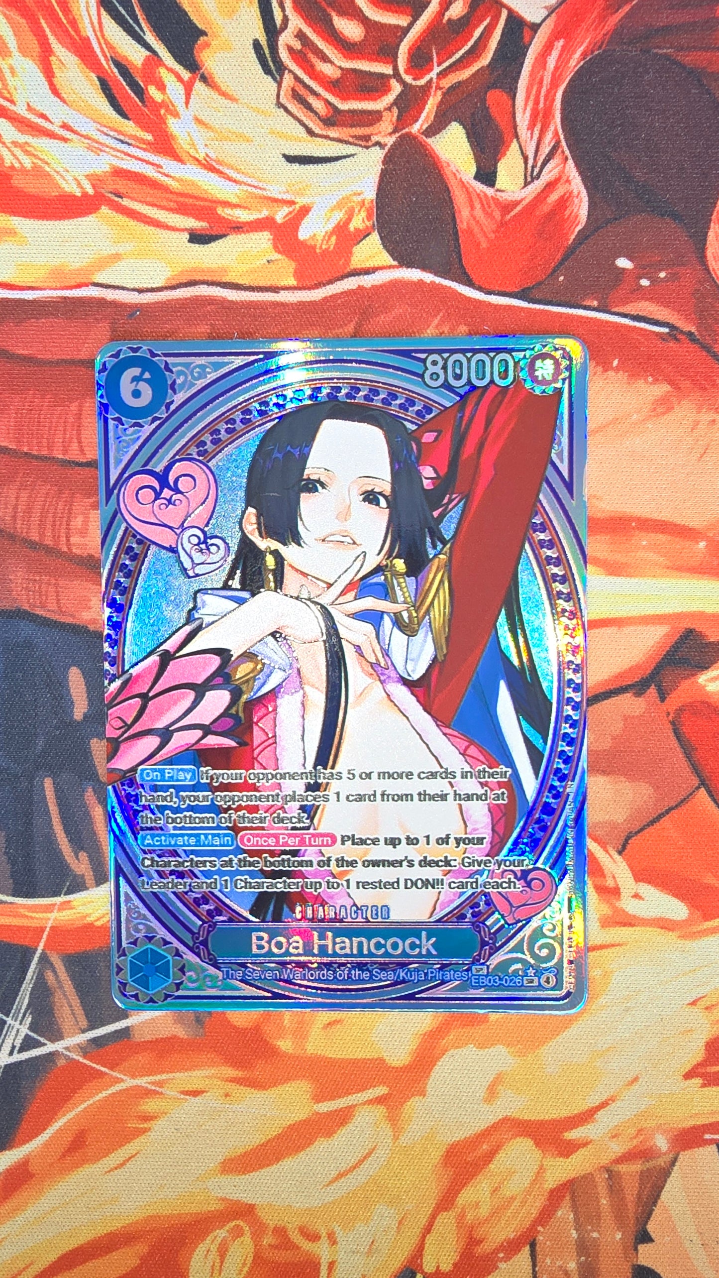 9 Card Bundle: EB03 Heroines SP Textured Holo One Piece TCG Proxy Cards English