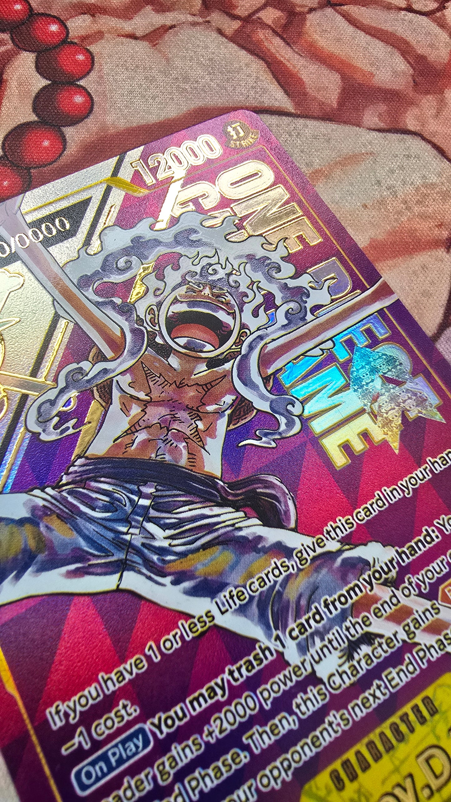 EB04 Gear 5th Monkey D Luffy Top 8 Flagship TCG Textured Premium Promo OP One Piece Proxy