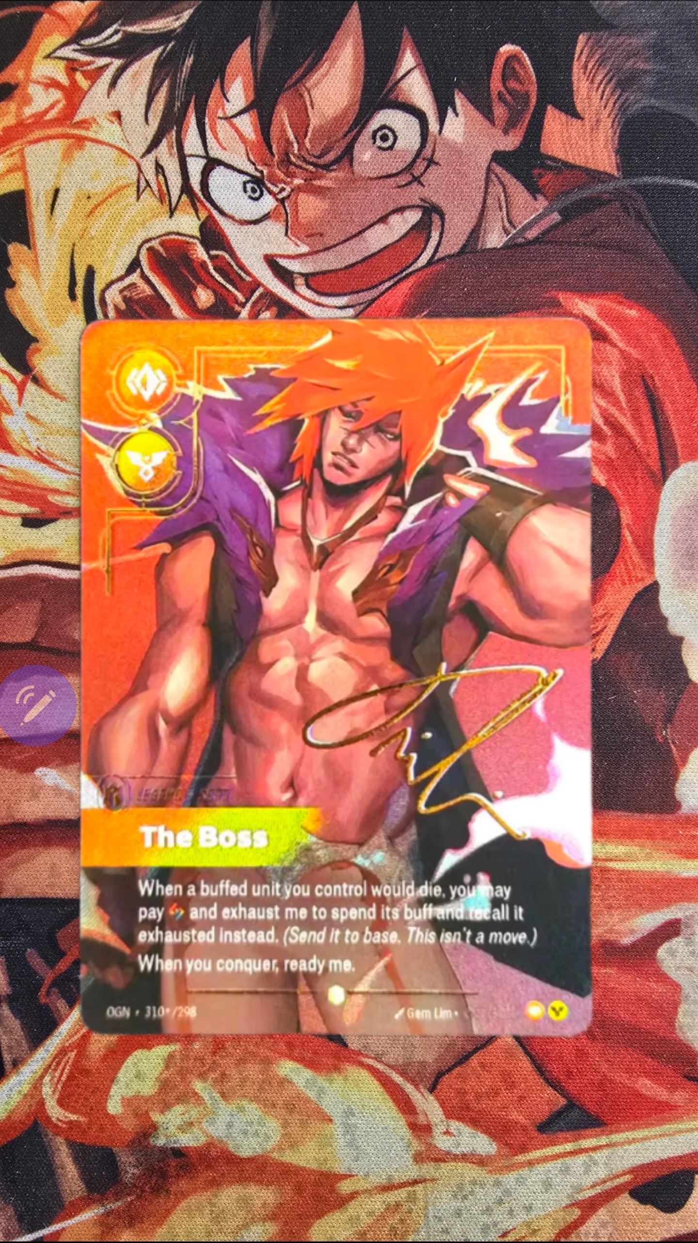 PREORDER - League of Legends Origins Signed Overnumbered Riftbound TCG Textured Promo Custom Made Cards