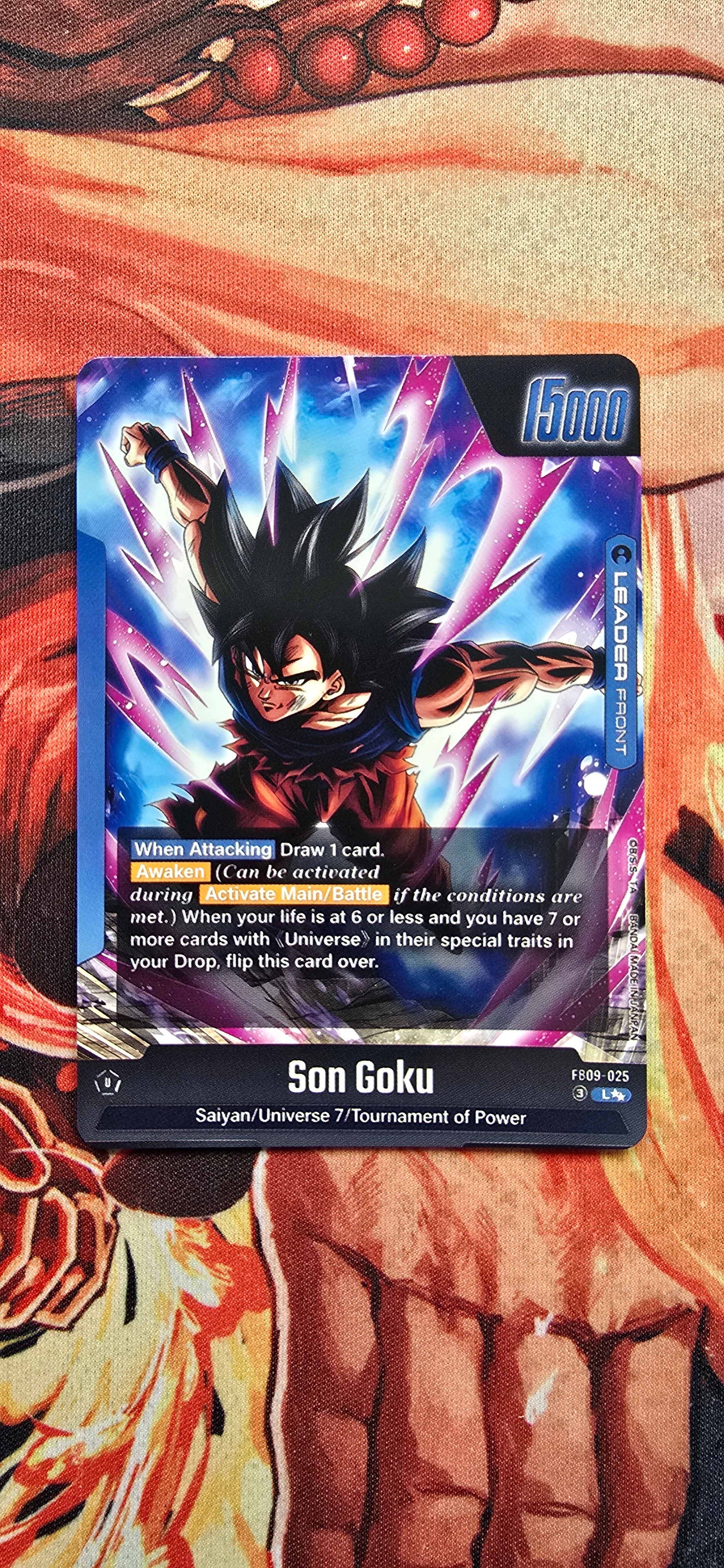 Son Goku Leader Back FB09-025 Dragon Ball Fusion World Dual Evolution – OP PROXIES TCG