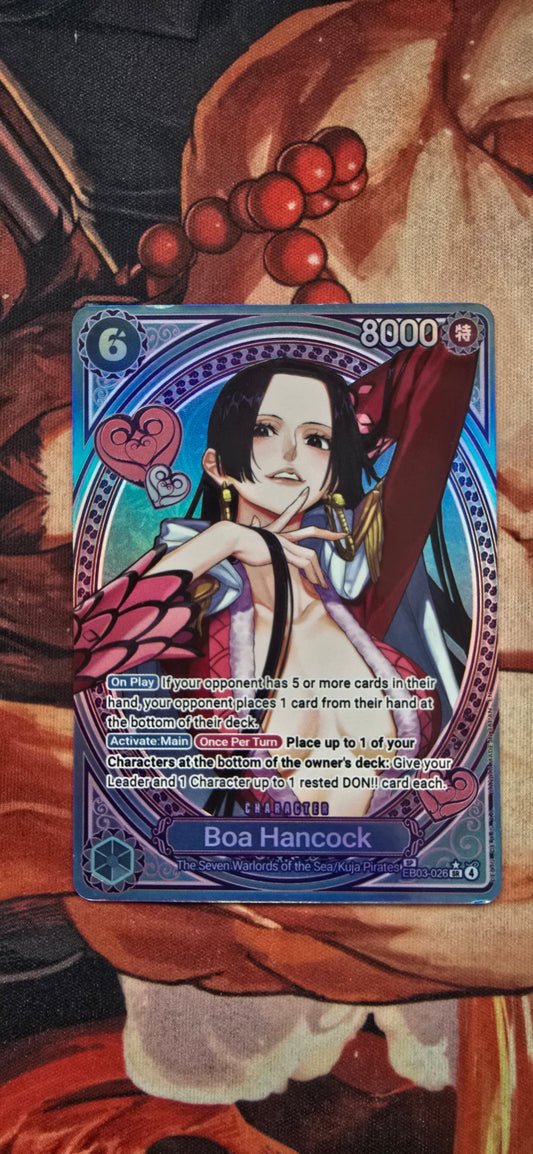 EB03 Boa Hancock SP Premium Textured Holo One Piece TCG Proxy Card