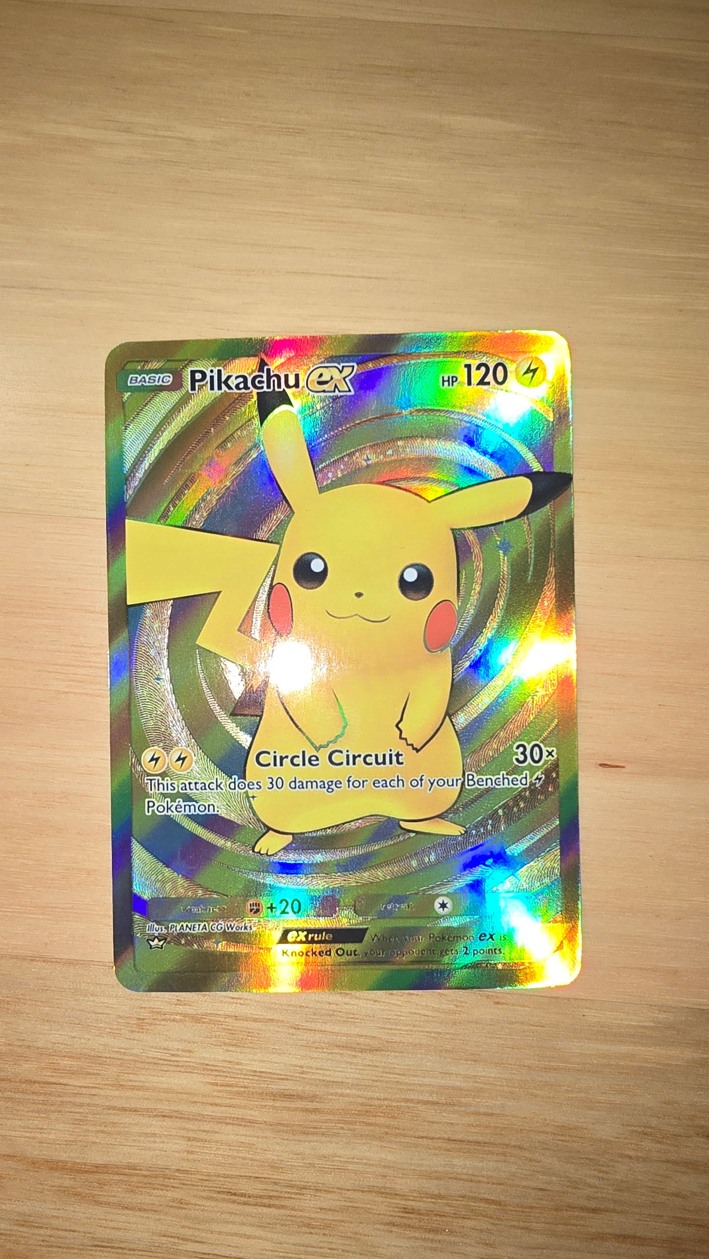 High Quality Textured Pokemon TCG Pocket - Gold Crown EX Custom Proxy Cards