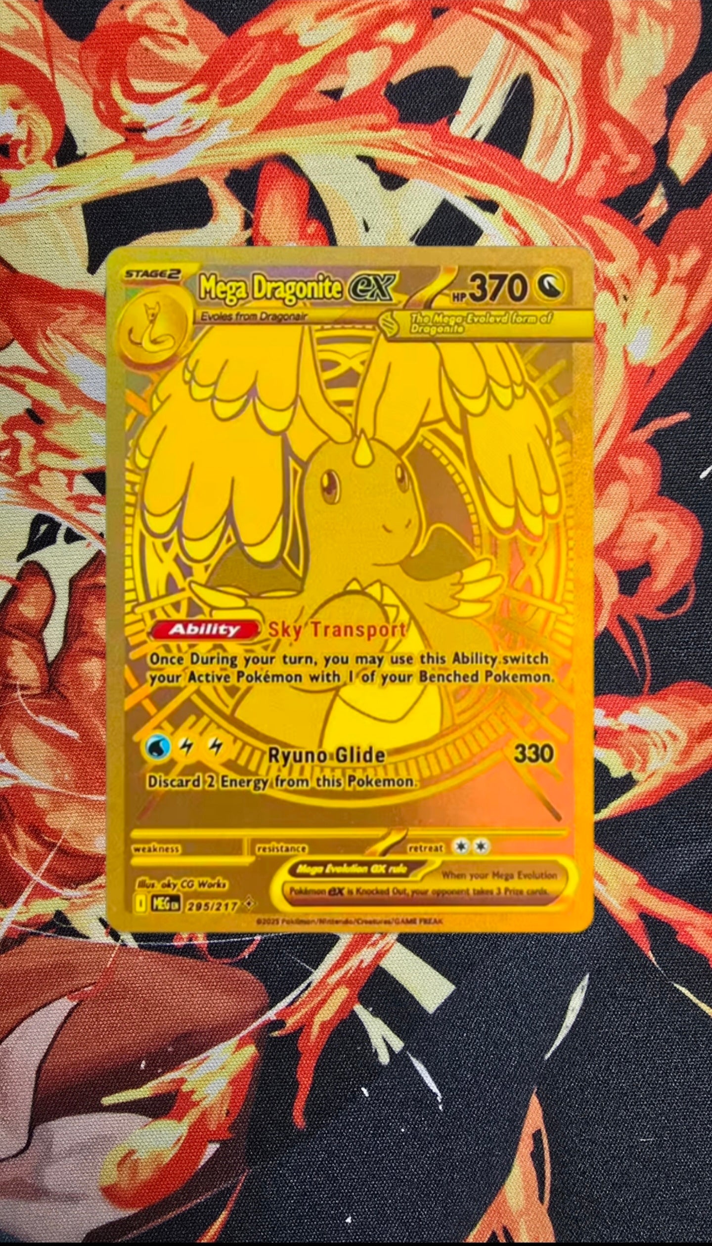 Mega Dragonite ex MUR Mega Dream Pokemon Proxy Card English