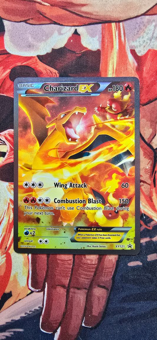 Charizard EX XY121 Red & Blue Collection Alternate Art Promo Pokemon Card Custom Made Proxy
