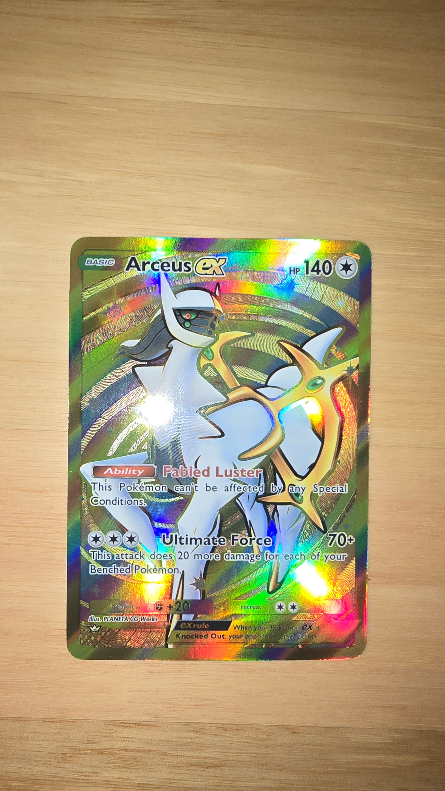 High Quality Textured Pokemon TCG Pocket - Gold Crown EX Custom Proxy Cards