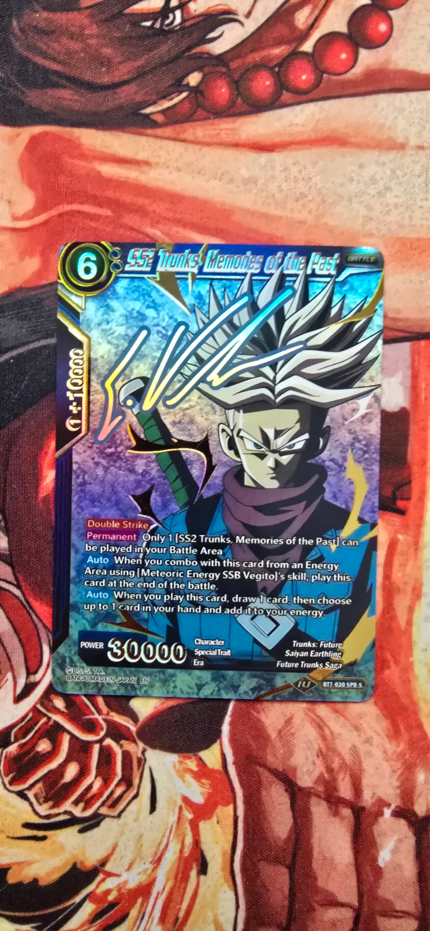 SS2 Trunks, Memories of the Past BT7-030 SPR-S Dragon Ball Super Card Proxy