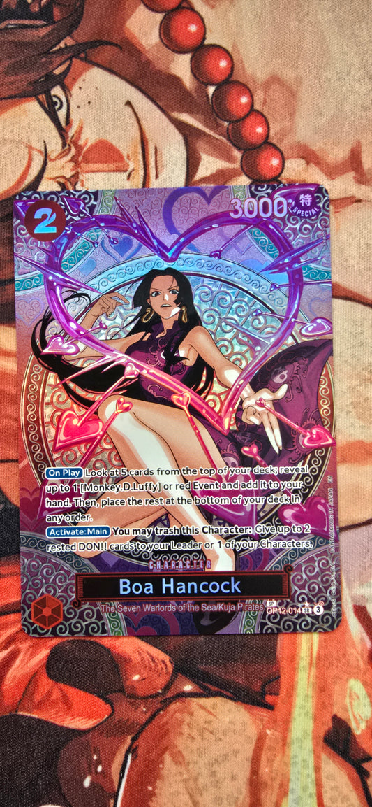 OP15 SP Boa Hancock OP12-014 One Piece Card Game OP TCG Premium Quality Textured Proxy