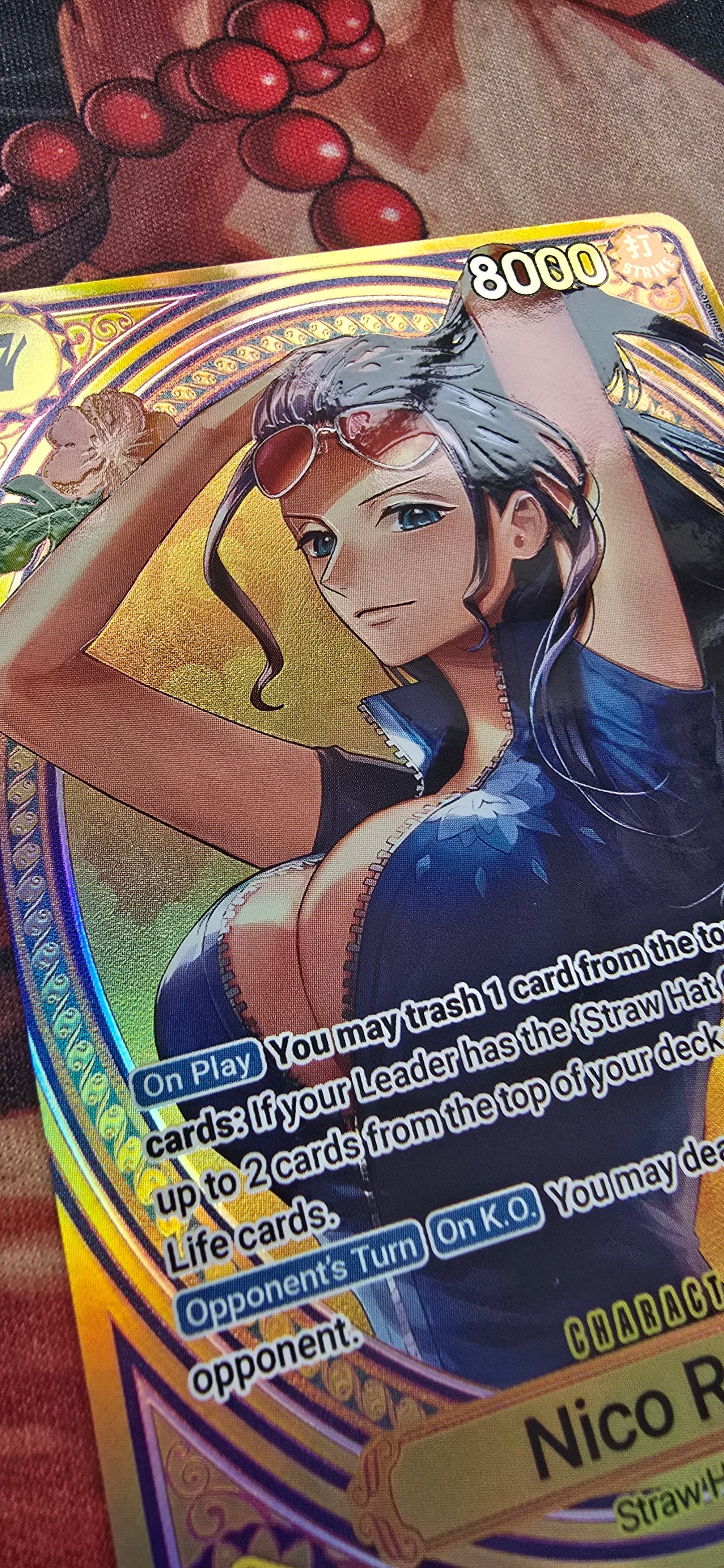 EB03 Nico Robin SP Premium Textured Holo One Piece TCG Proxy Card