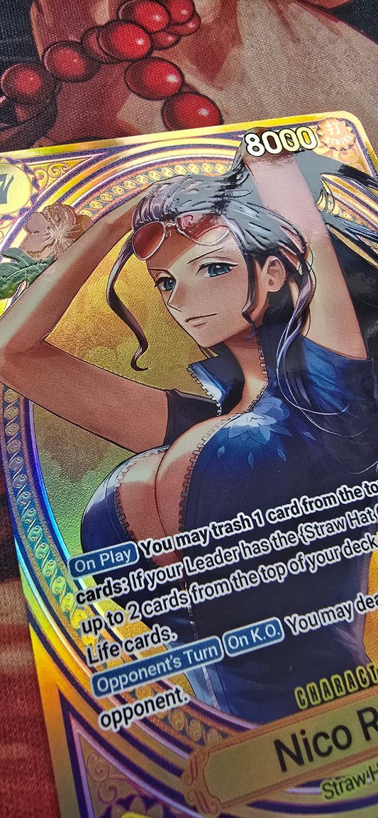 EB03 Nico Robin SP Premium Textured Holo One Piece TCG Proxy Card