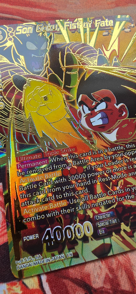 Son Goku, Fist of Fate Legend of the Dragon Balls BT25 Dragon Ball Super Proxy Card