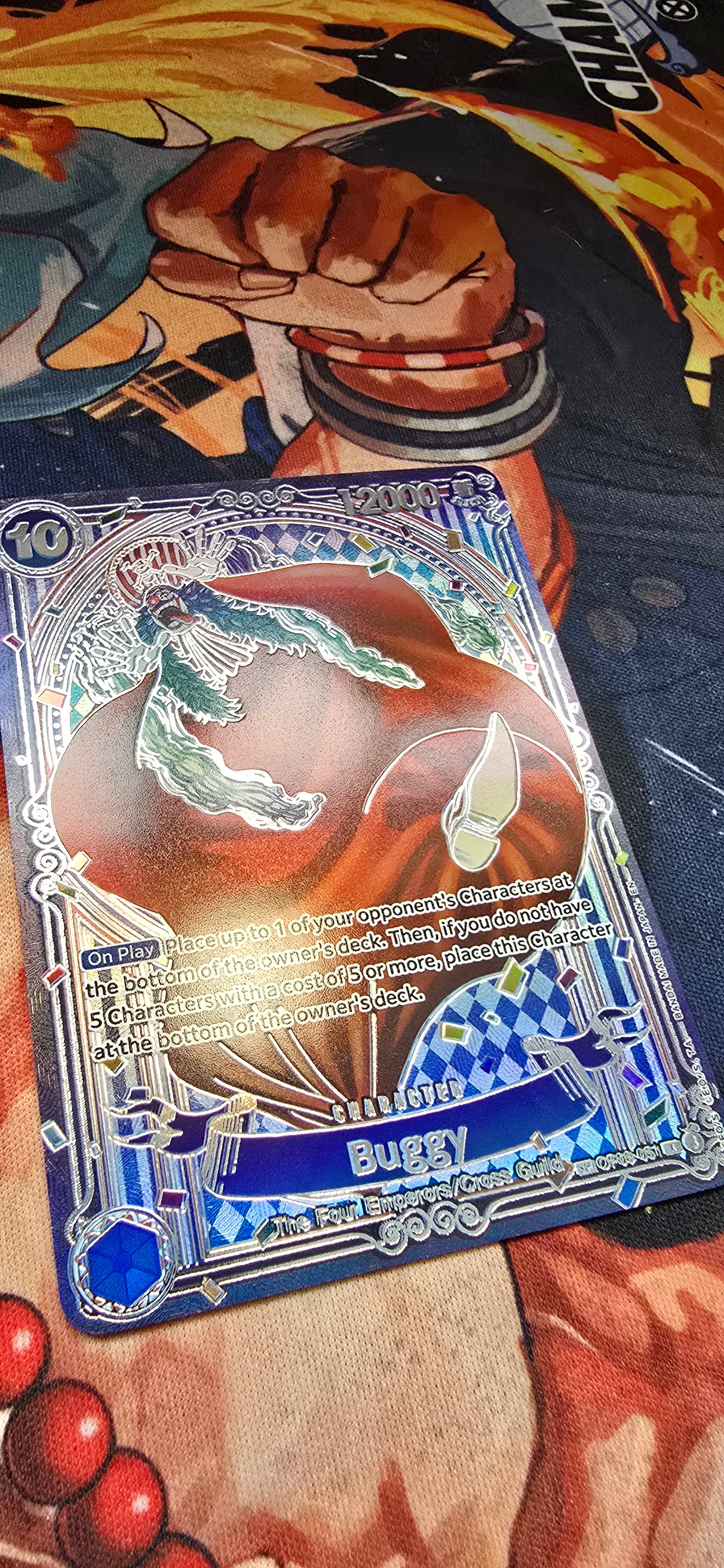 Buggy SP OP14 Gold & Silver One Piece Card Game OP TCG Proxy English