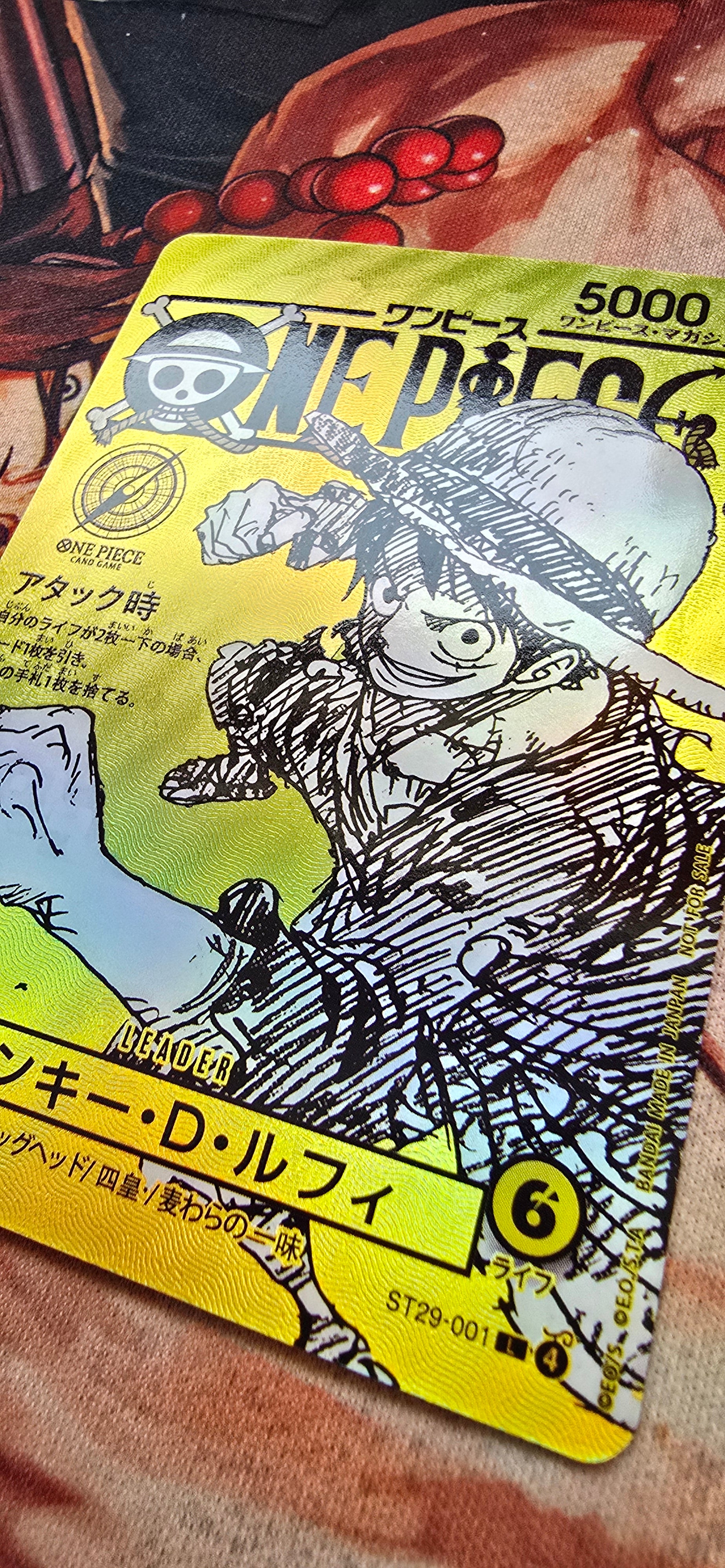 Magazine Promo Monkey D Luffy ST29-001 Textured One Piece Card