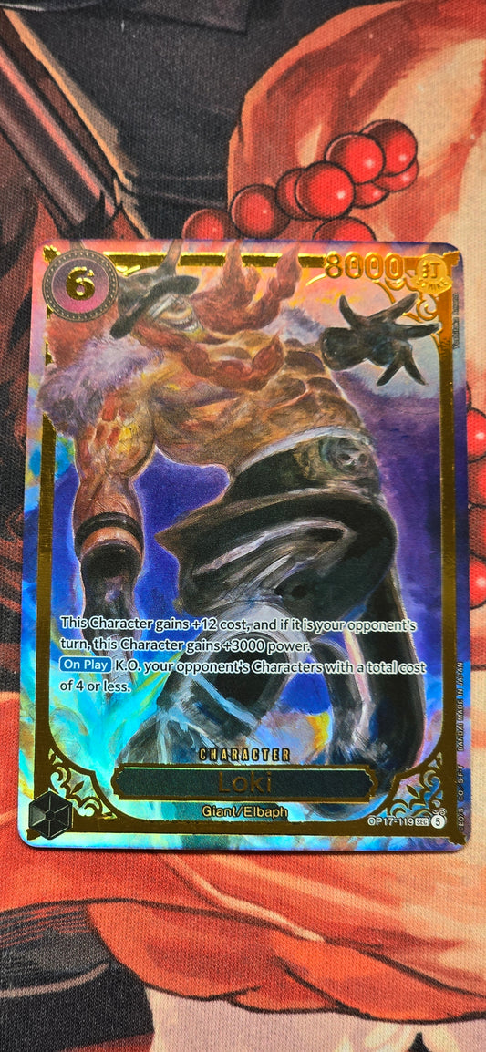 OP18 SP Loki OP17 Holo Final Fantasy illustrator Yoshitaka Amano One Piece Card Game TCG Custom Made Proxy Card