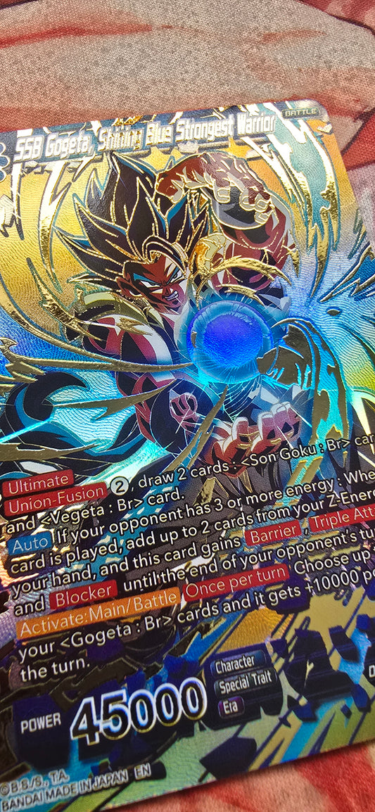 SSB Gogeta, Shining Blue Strongest Warrior BT26-138 Ultimate Advent Dragon Ball Super Proxy Card