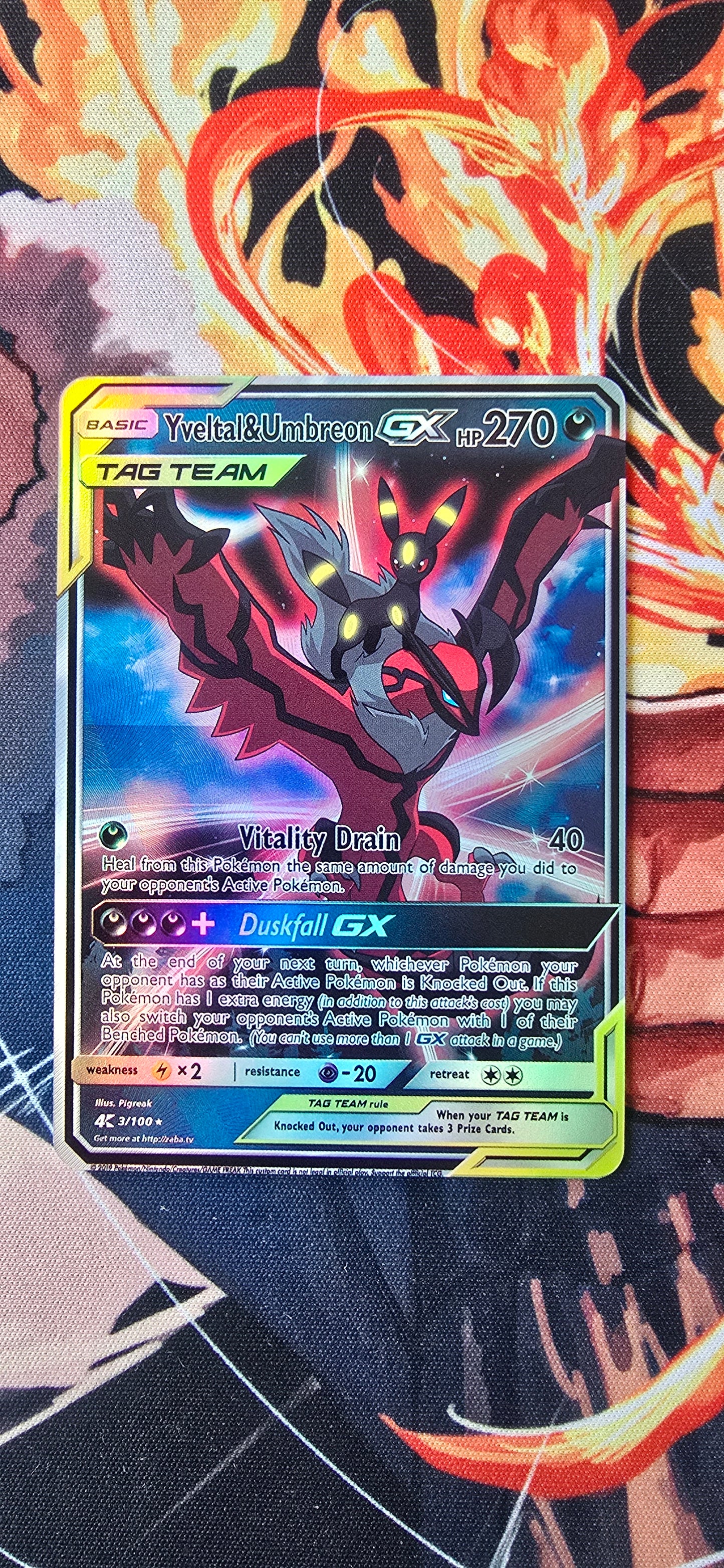 Tag Team Legendary Eeveelution 9 Card Bundle Umbreon Espeon Sylveon Glaceon Leafeon Flareon Jolteon Eevee Premium Quality Custom Made Pokemon Cards