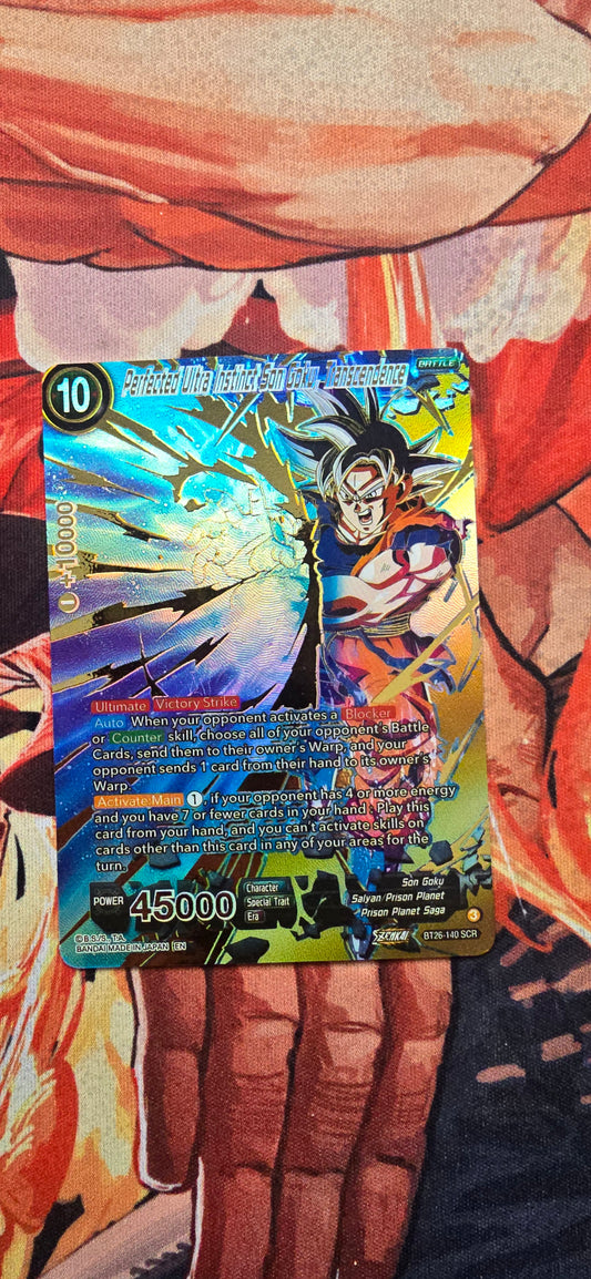 Perfected Ultra Instinct Son Goku, Transcendence BT26-140 Dragon Ball Super Proxy Card