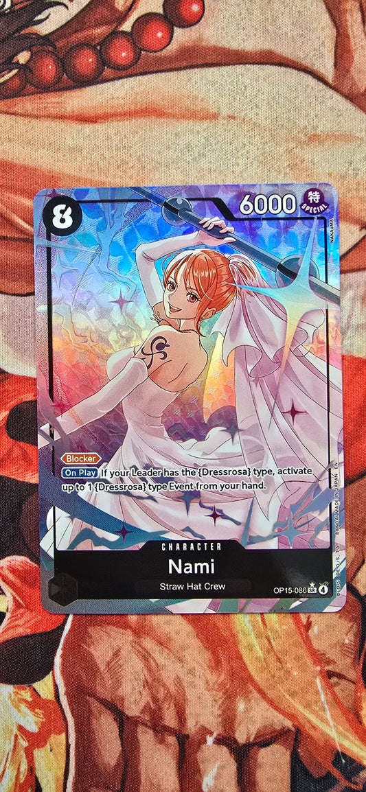 OP15 Nami Alt Art One Piece Premium Textured Proxy English