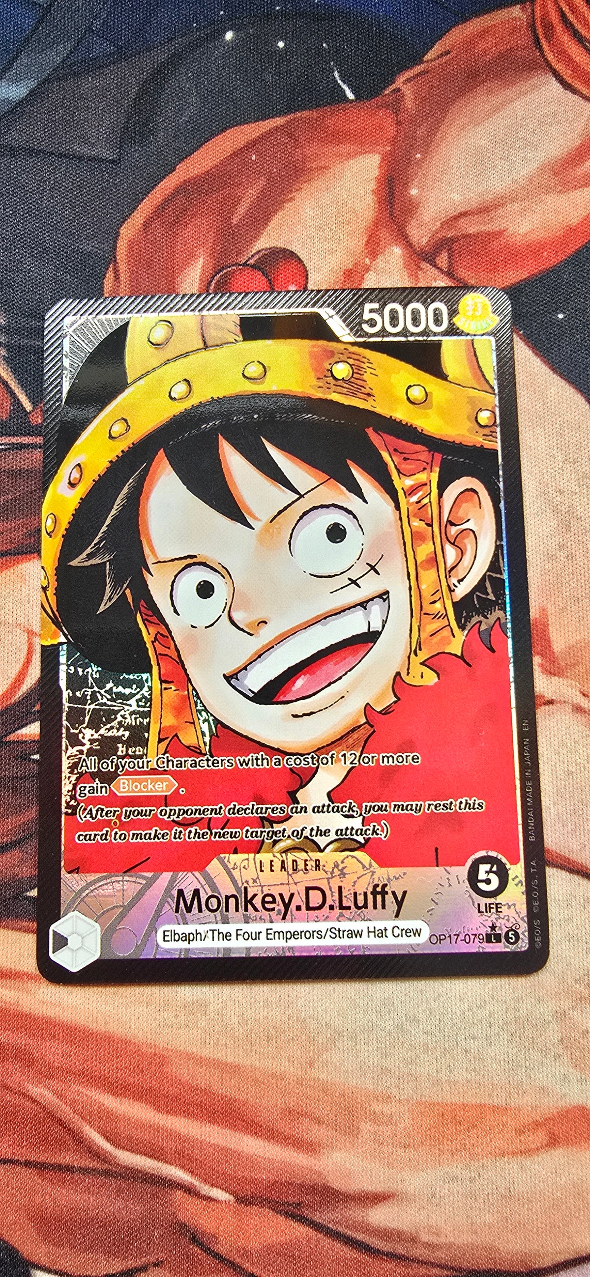 6 Card Bundle OP17 Alt Art Leaders One Piece TCG Premium Textured Custom Made Proxy Cards