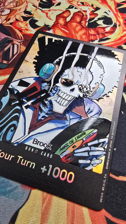 13 Card Bundle: Strawhat Pirates Crew DON Set! One Piece Custom Made Textured Cards