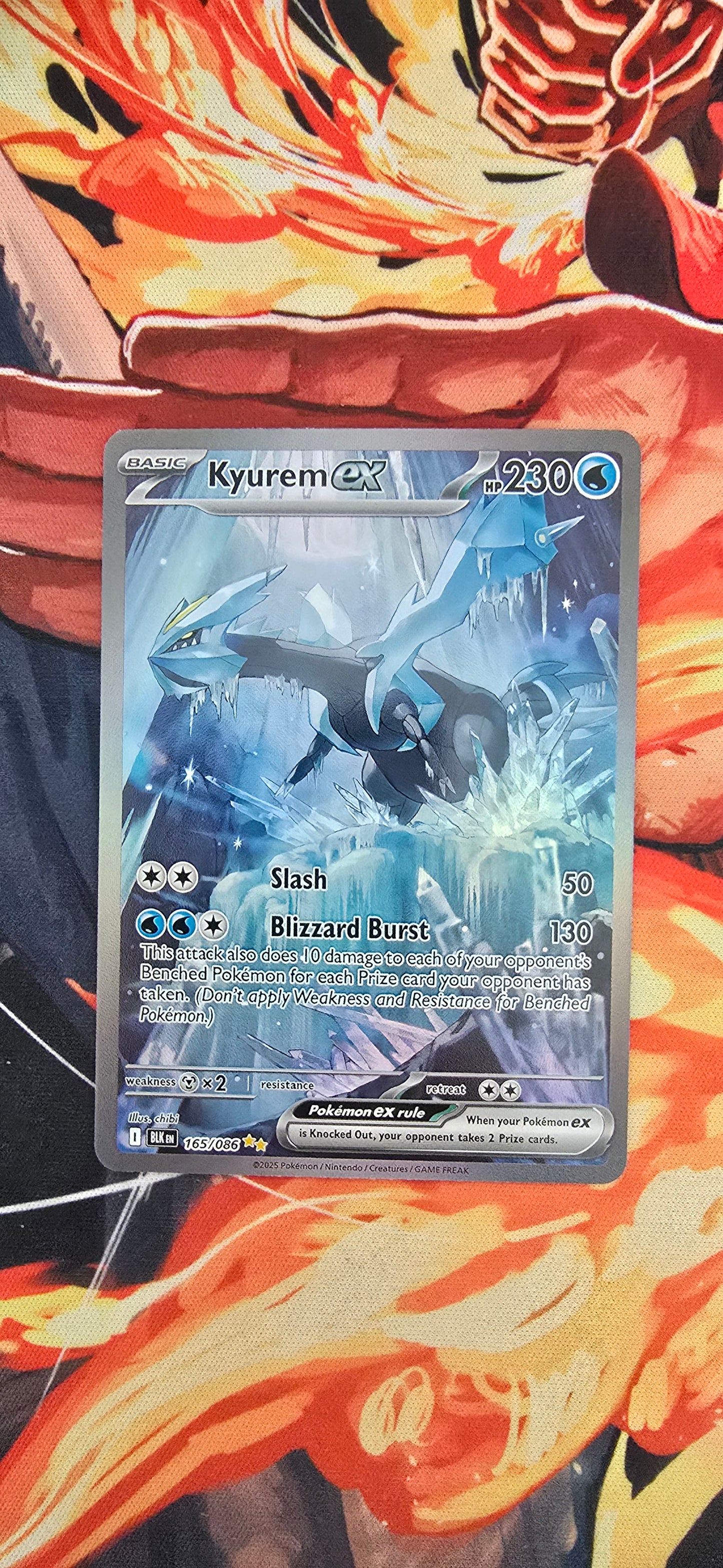 Kyurem EX Black Bolt Pokemon TCG English Card Proxy Slab