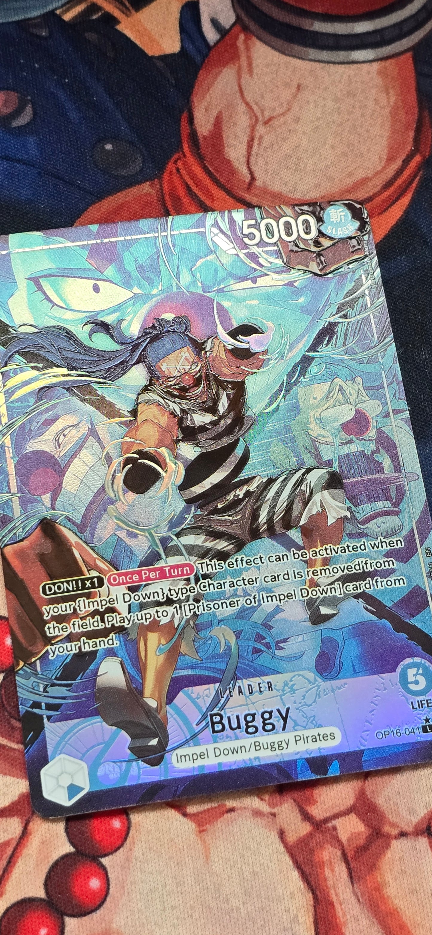 6 Card Bundle OP16 Leader Cards Portgas D Ace, Monkey D Luffy,  Buggy, Sengoku, Yamato, Marshall D Teach Premium Textured Alt Art One Piece TCG English Proxy Cards