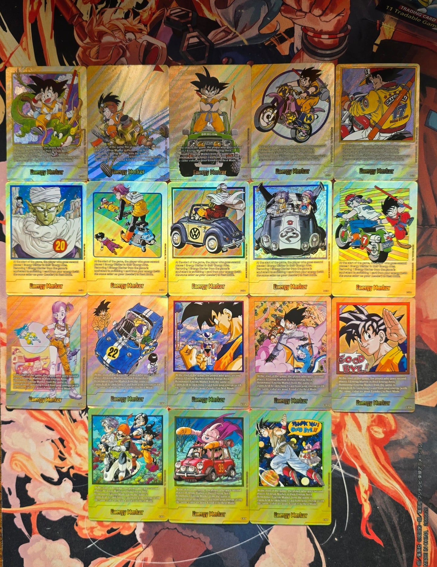 Dragon Ball Super Card Game Fusion World Energy Markers Custom Made Cards