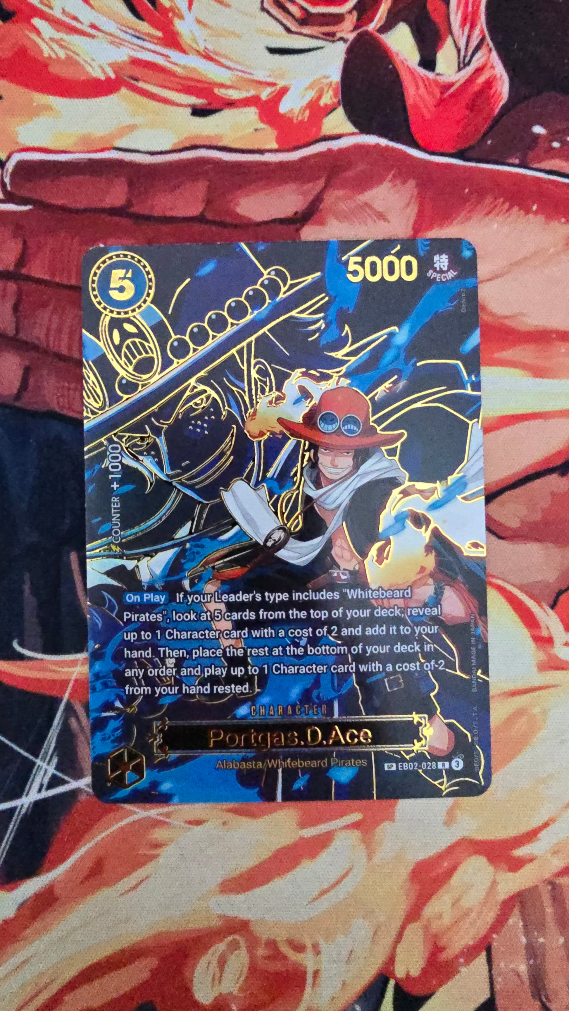OP13 SP Portgas D Ace Textured One Piece Card Game OP TCG Proxy Englis OP Proxies TCG OP13 SP Portgas D Ace Textured One Piece Card Game OP TCG Proxy Englis OP Proxies TCG