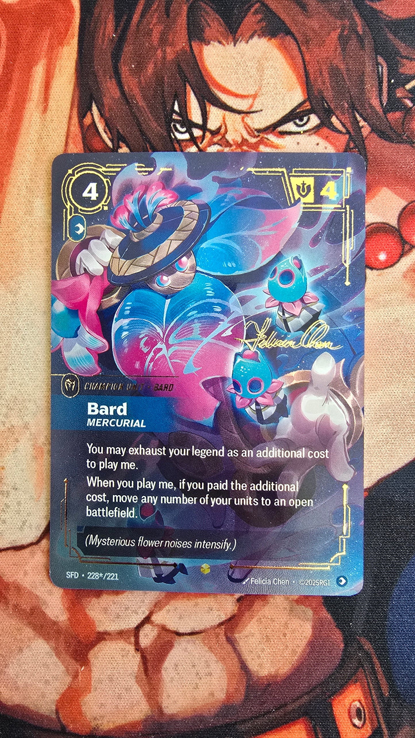 League of Legends Spiritforged Signed Overnumbered Riftbound TCG Textured Promo Custom Made Cards