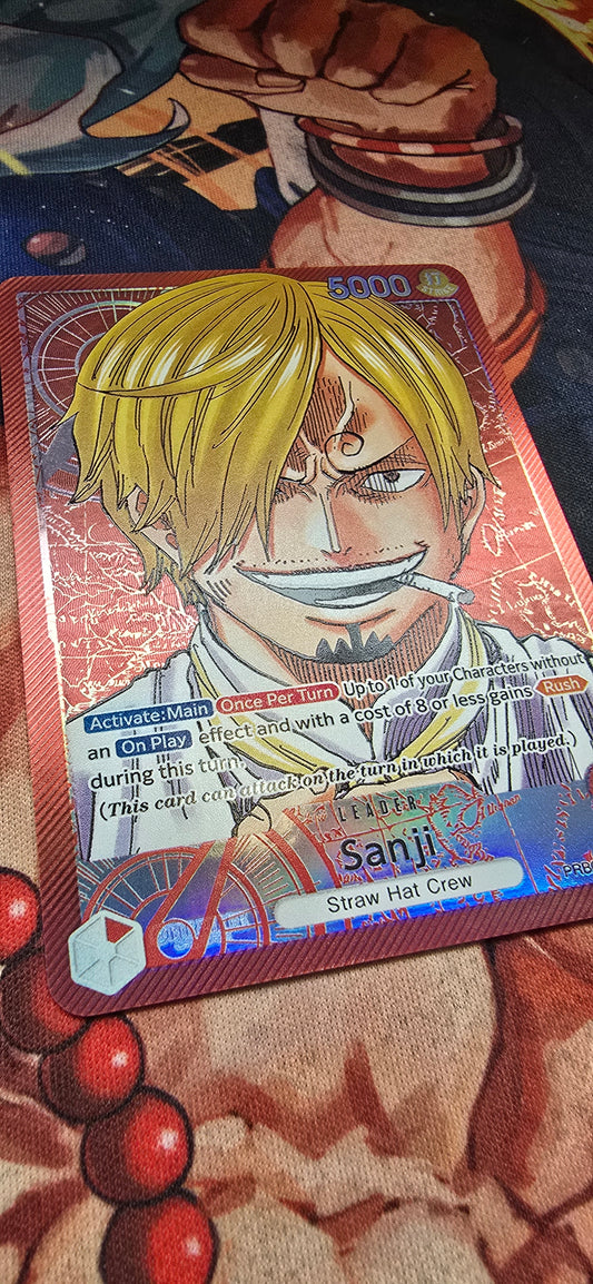 PRB01 Sanji Leader Alt Art Holo One Piece TCG Proxy Card