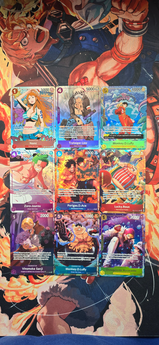 Treasure Rare TR One Piece TCG OP Textured Proxy Cards