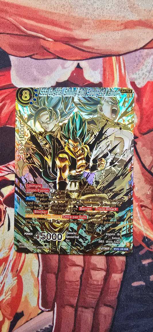 SSB Gogeta, Shining Blue Strongest Warrior BT26-138 Dragon Ball Super Proxy Card