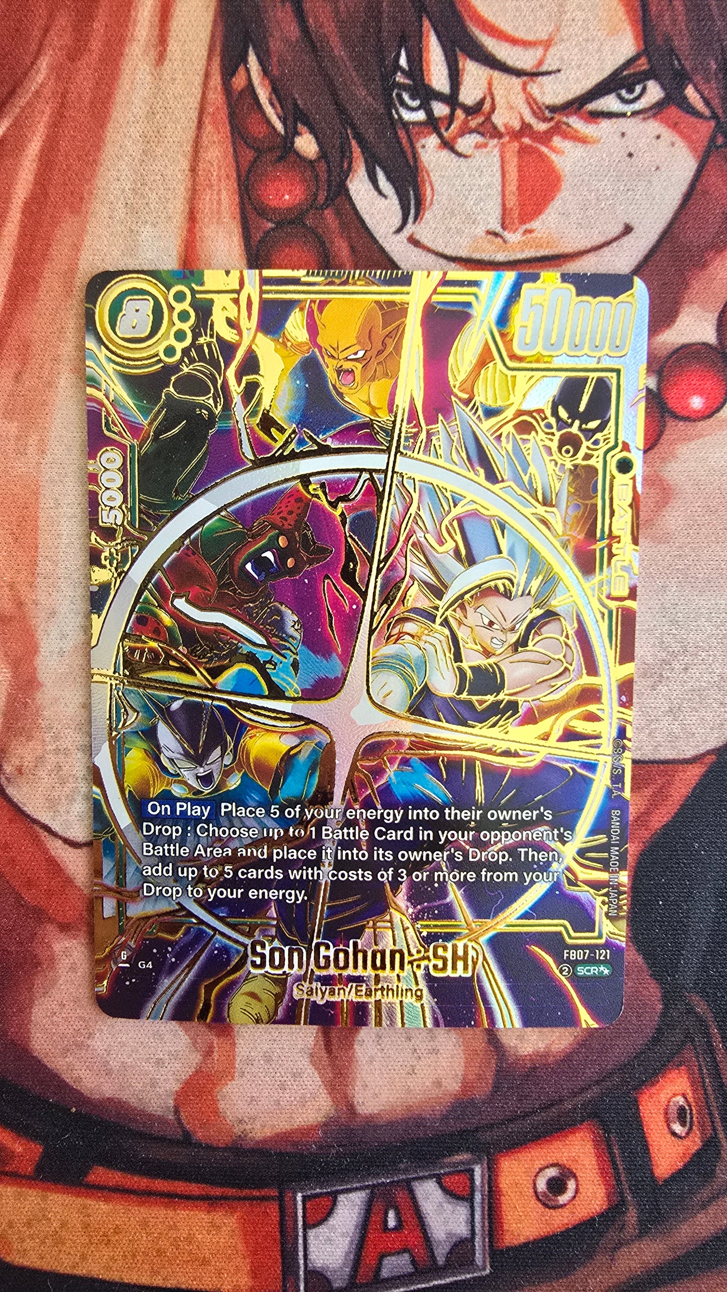 Son Gohan SH FB07-121 Super Alternate Art Dragon Ball Fusion World Card Proxy English