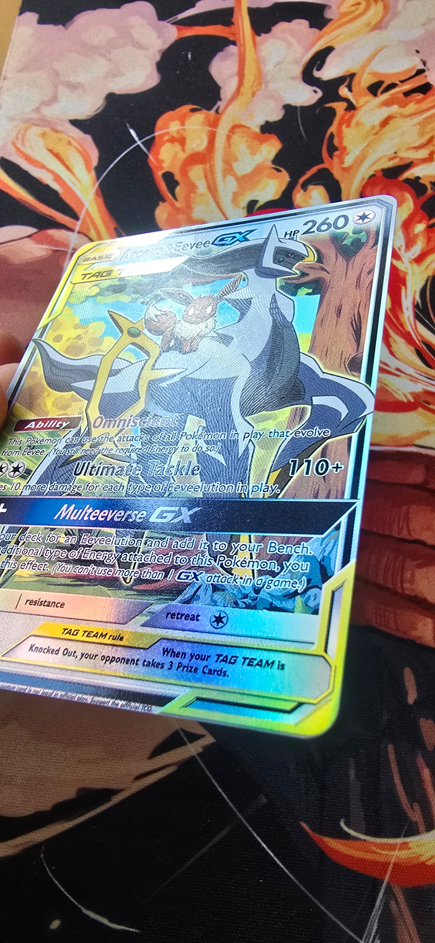 Tag Team Legendary Eeveelution 9 Card Bundle Umbreon Espeon Sylveon Glaceon Leafeon Flareon Jolteon Eevee Premium Quality Custom Made Pokemon Cards