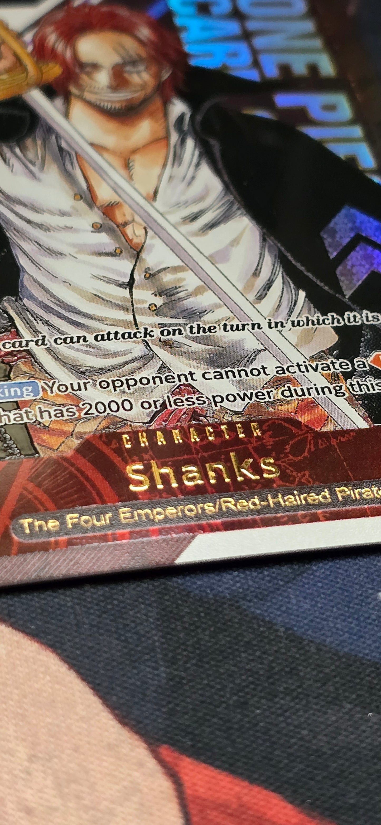 OP01 Shanks Serialised Flagship TCG Textured Premium OP One Piece Proxy English