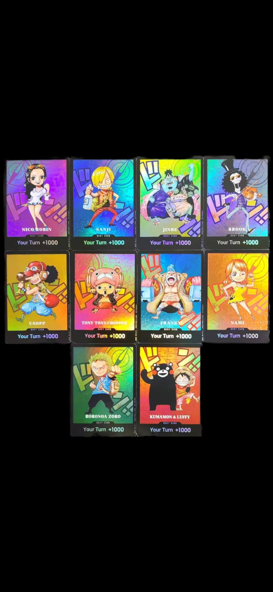 Preorder: 10 Card Bundle Kumamoto Special Strawhats Don!! Flagship 2026 One Piece TCG Custom Made Cards ENGLISH