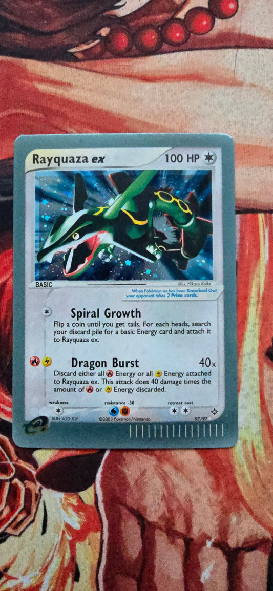 Rayquaza ex Ultra Rare EX DRAGON  #97/97 Pokemon TCG Custom Made Proxy Card