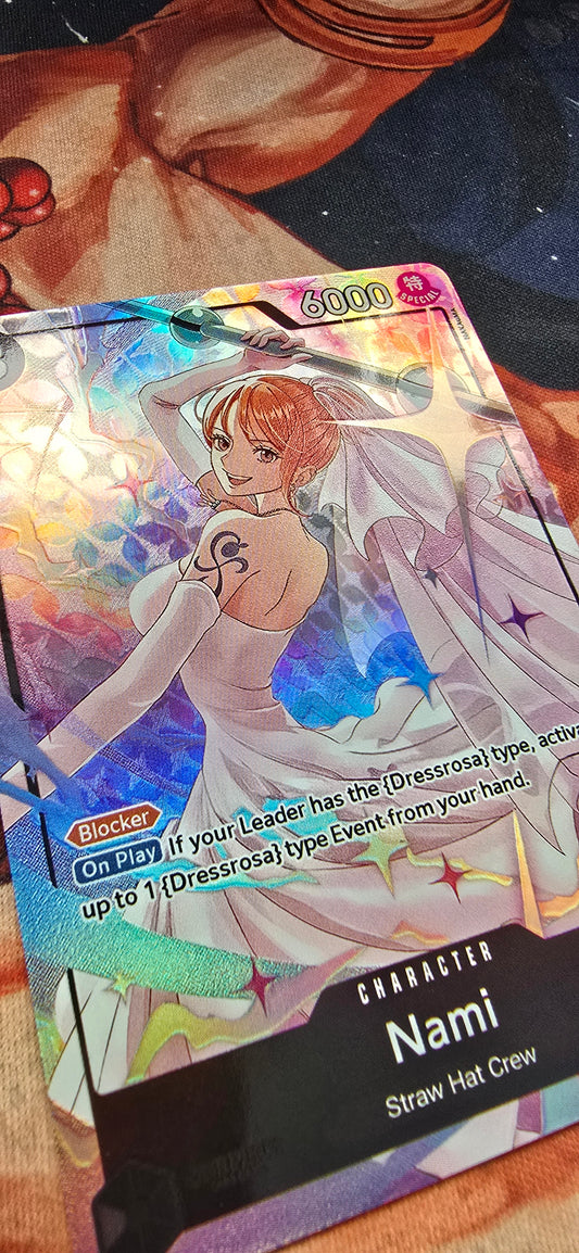 OP15 Nami Alt Art One Piece Premium Textured Proxy English