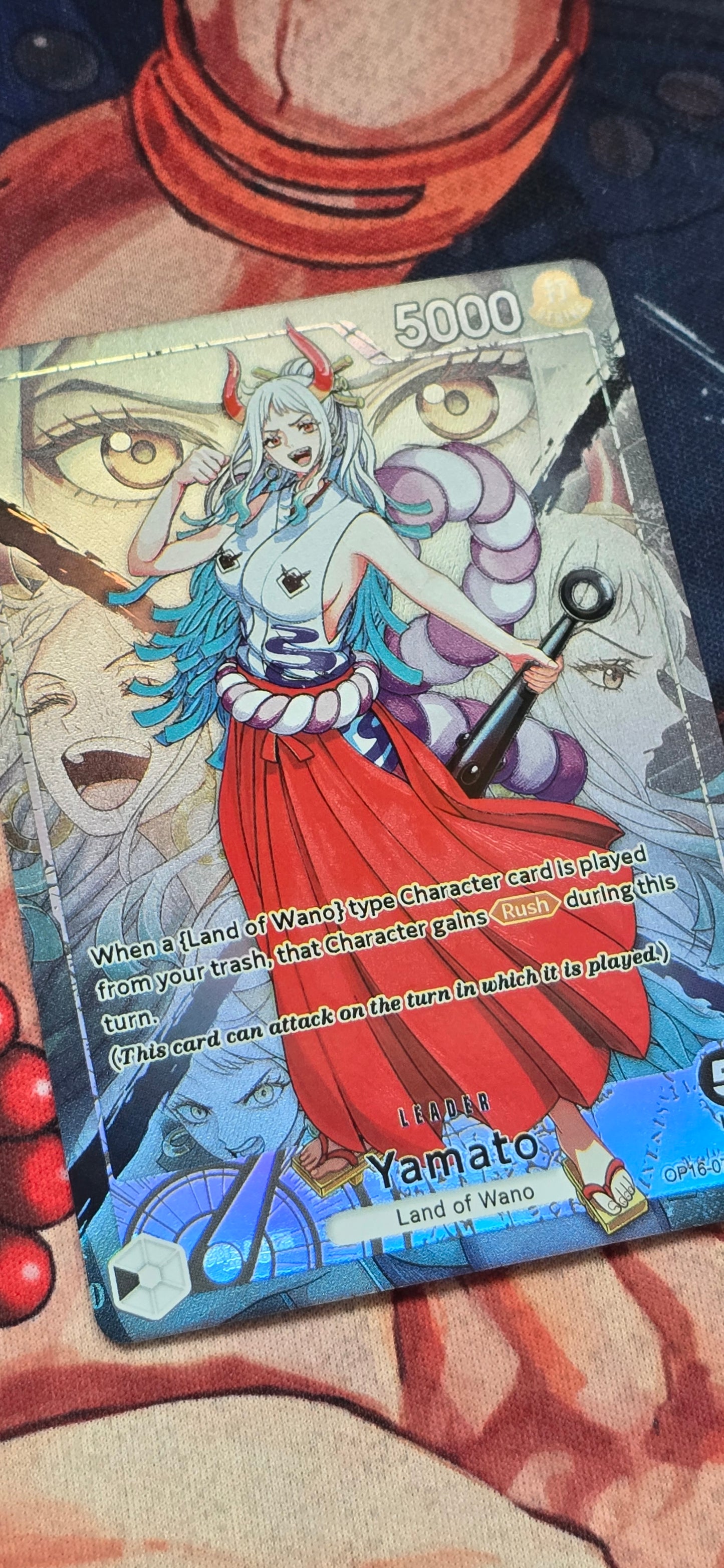 6 Card Bundle OP16 Leader Cards Portgas D Ace, Monkey D Luffy,  Buggy, Sengoku, Yamato, Marshall D Teach Premium Textured Alt Art One Piece TCG English Proxy Cards