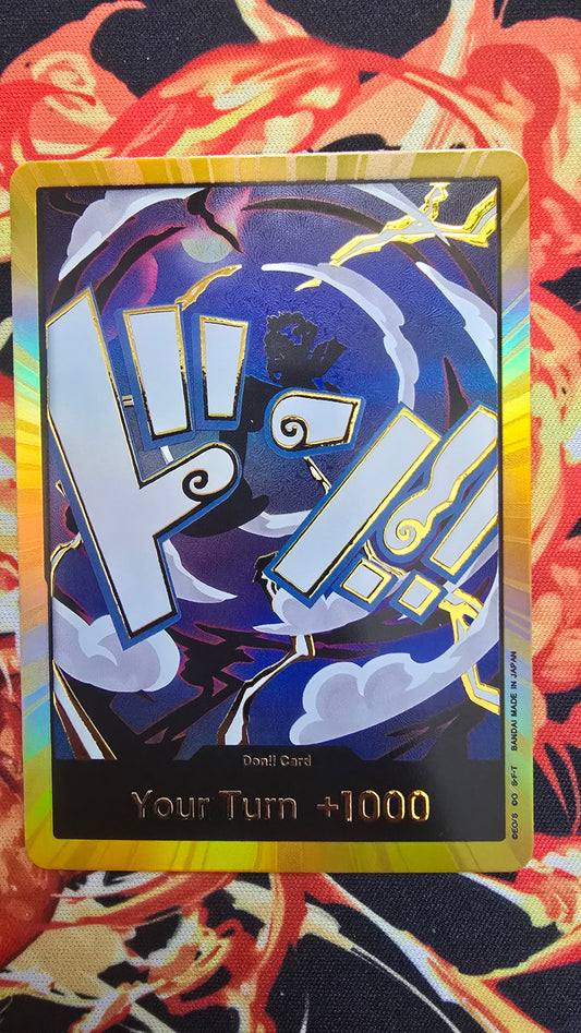 PRB02 Gold DON!! One Piece TCG Cards Textured High Quality English Proxy