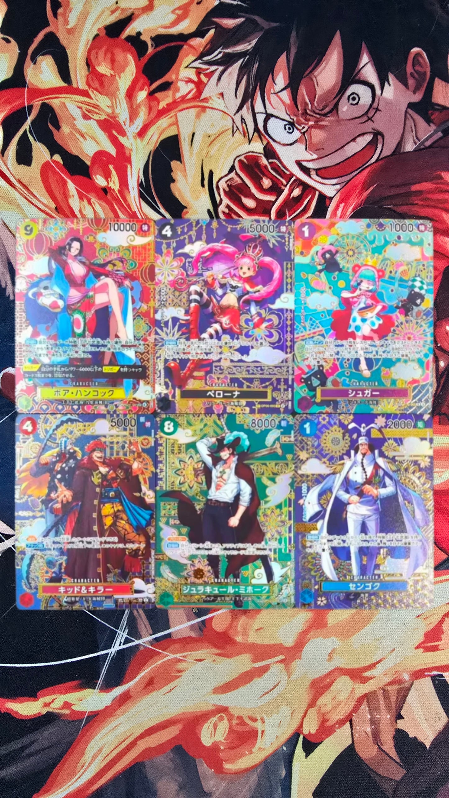 Preorder: OP14 SP Boa Hancock Dracule Mihawk Sugar Kid & Killer Sengoku Perona Textured Holo One Piece TCG Proxy Cards Japanese