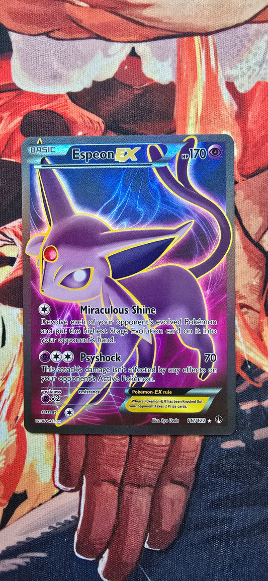 Espeon EX 117/122 Breakpoint Holo Ultra Rare Pokemon Card Custom Made Proxy