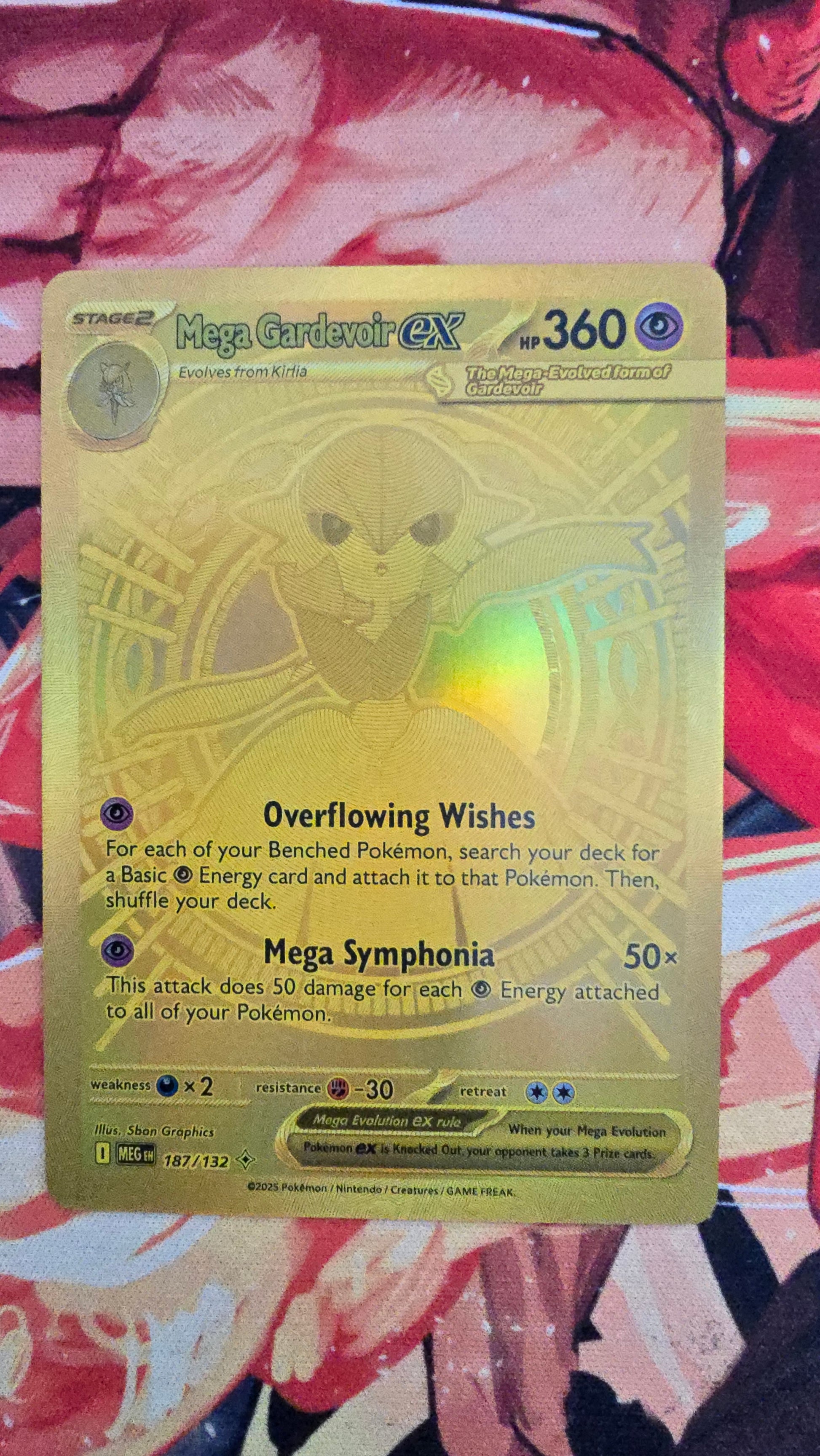 Mega Gardevoir EX MUR Gold Pokemon English Proxy Card OP Proxies TCG Mega Gardevoir EX MUR Gold Pokemon English Proxy Card OP Proxies TCG