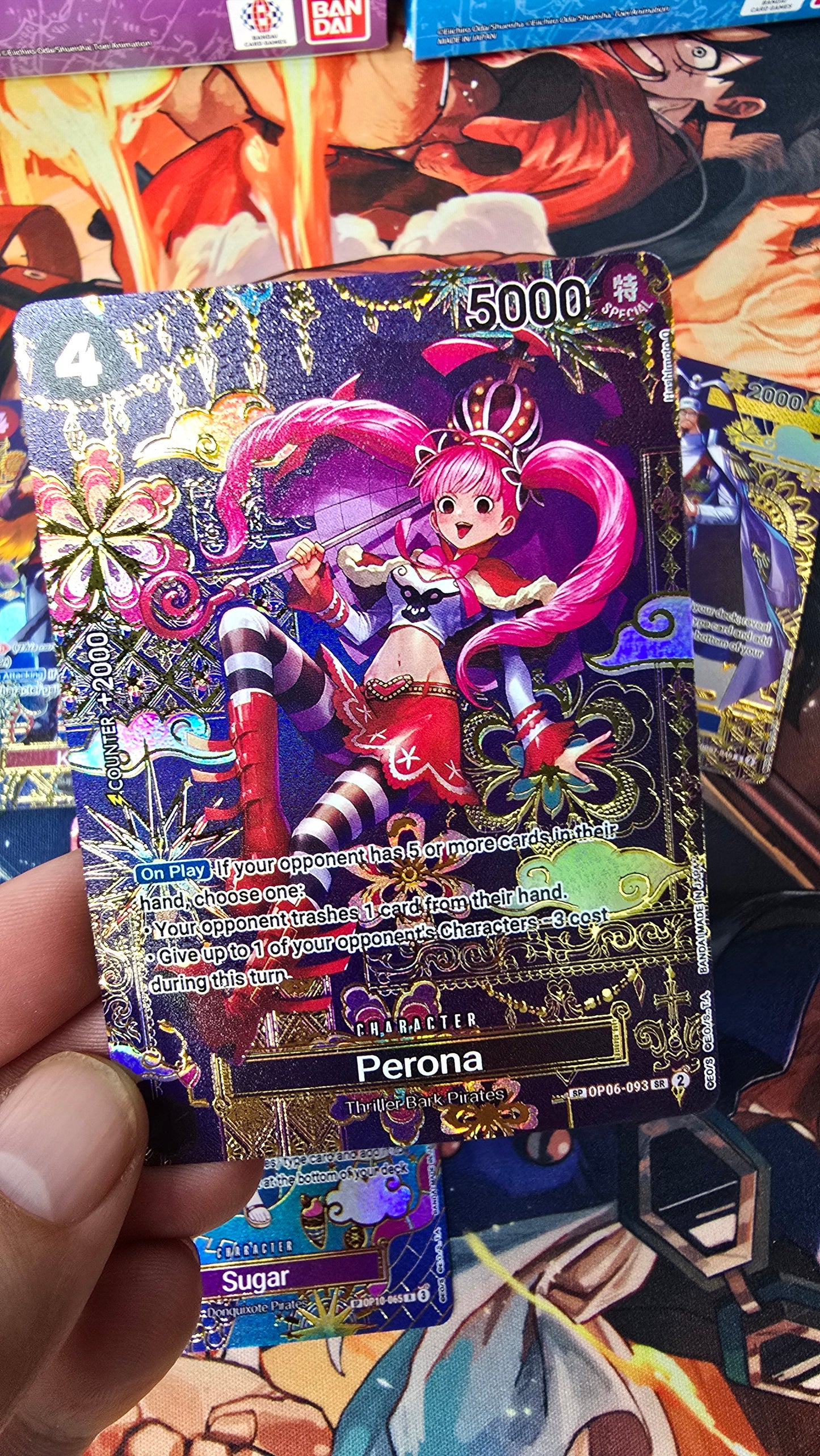 OP14 SP Boa Hancock Dracule Mihawk Sugar Kid & Killer Sengoku Perona Textured Holo One Piece TCG Proxy Cards English
